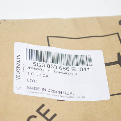 NEW VOLKSWAGEN GOLF MK7 FRONT RIGHT OUTER GRILLE 5G0853666R041 ORIGINAL