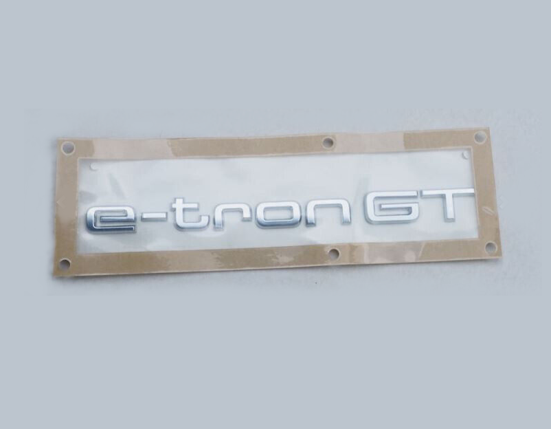 new audi e-tron gt rear trunk lid badge 4j3853741b3q7 original