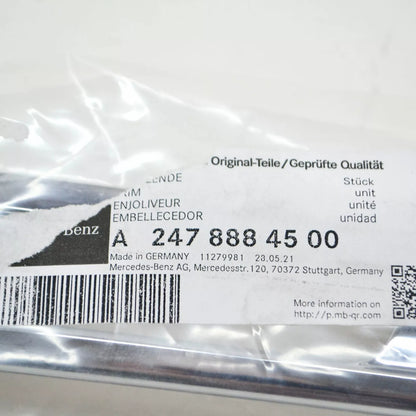 NEW MERCEDES-BENZ GLA H247 FRONT LEFT OUTER GRILLE MOLDING A2478884500