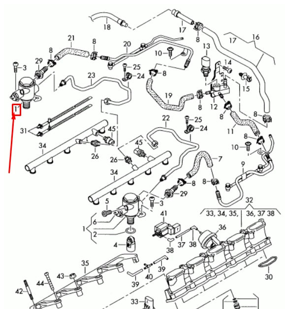 NEW AUDI A6 4F C6 FUEL PUMP 07L127026K ORIGINAL