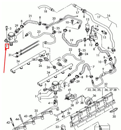 NEW AUDI A6 4F C6 FUEL PUMP 07L127026K ORIGINAL