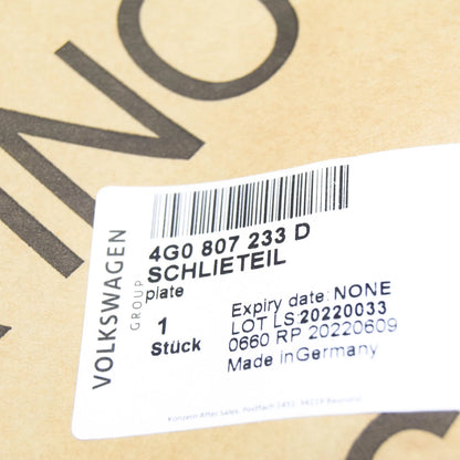 NEW AUDI RS6 C7 FRONT BUMPER UPPER CENTRE CLOSING ELEMENT 4G0807233D ORIGINAL