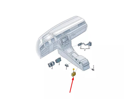 NEW VOLKSWAGEN ARTEON 3H7 USB CONNECTOR 3G5035726B ORIGINAL