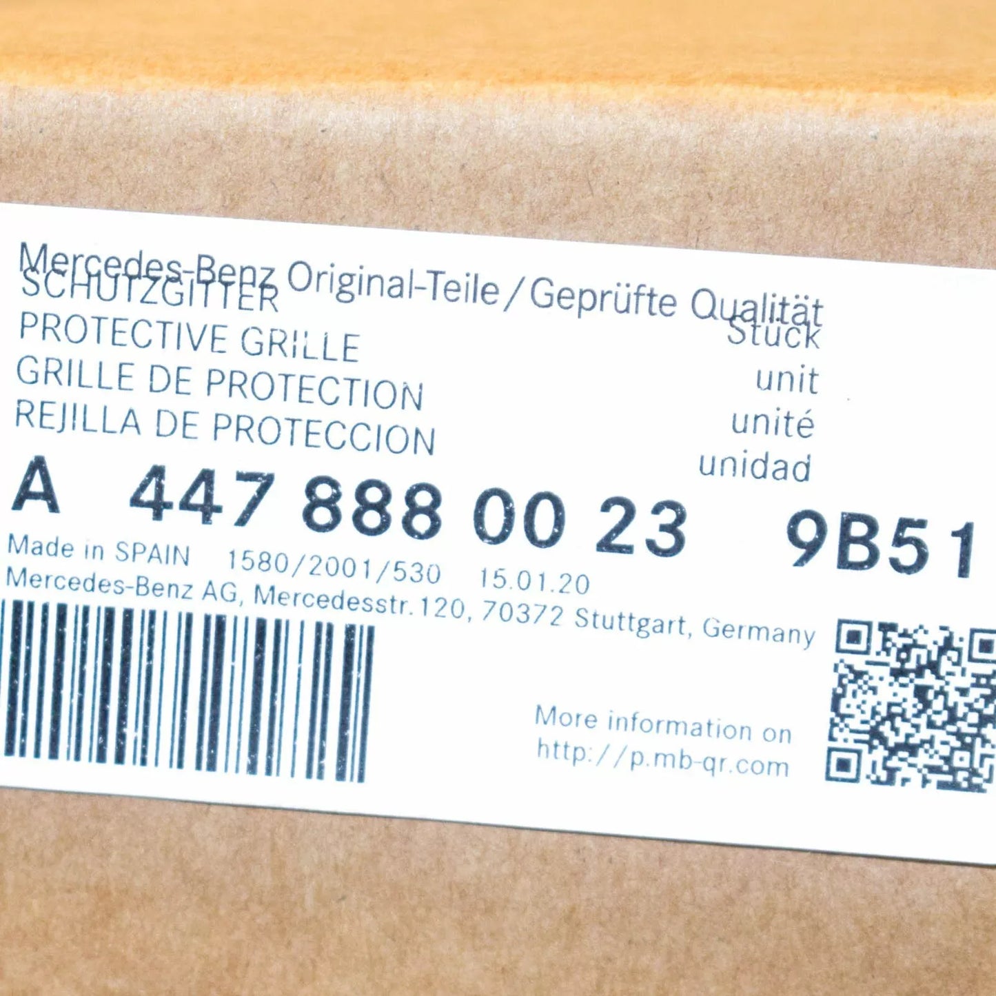 NEW MERCEDES BENZ METRIS W447 FRONT RADIATOR GRILLE A44788800239B51