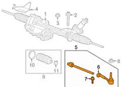 NEW BMW 2 F22 STEERING RACK RIGHT TIE ROD 32106792030 6792030 ORIGINAL