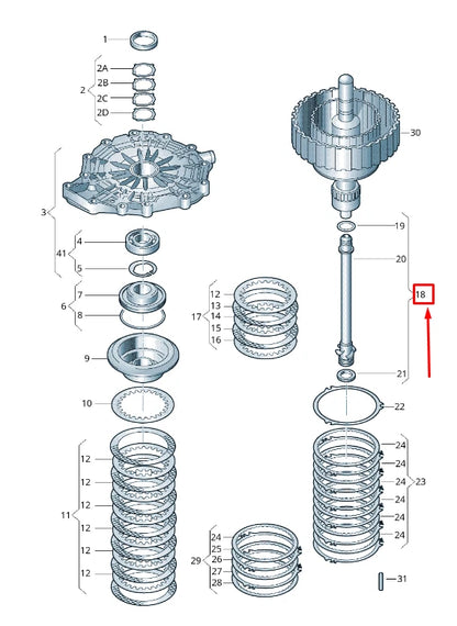 NEW AUDI A6 AVANT C6 TRANSMISSION OIL PIPE 01J323530G ORIGINAL