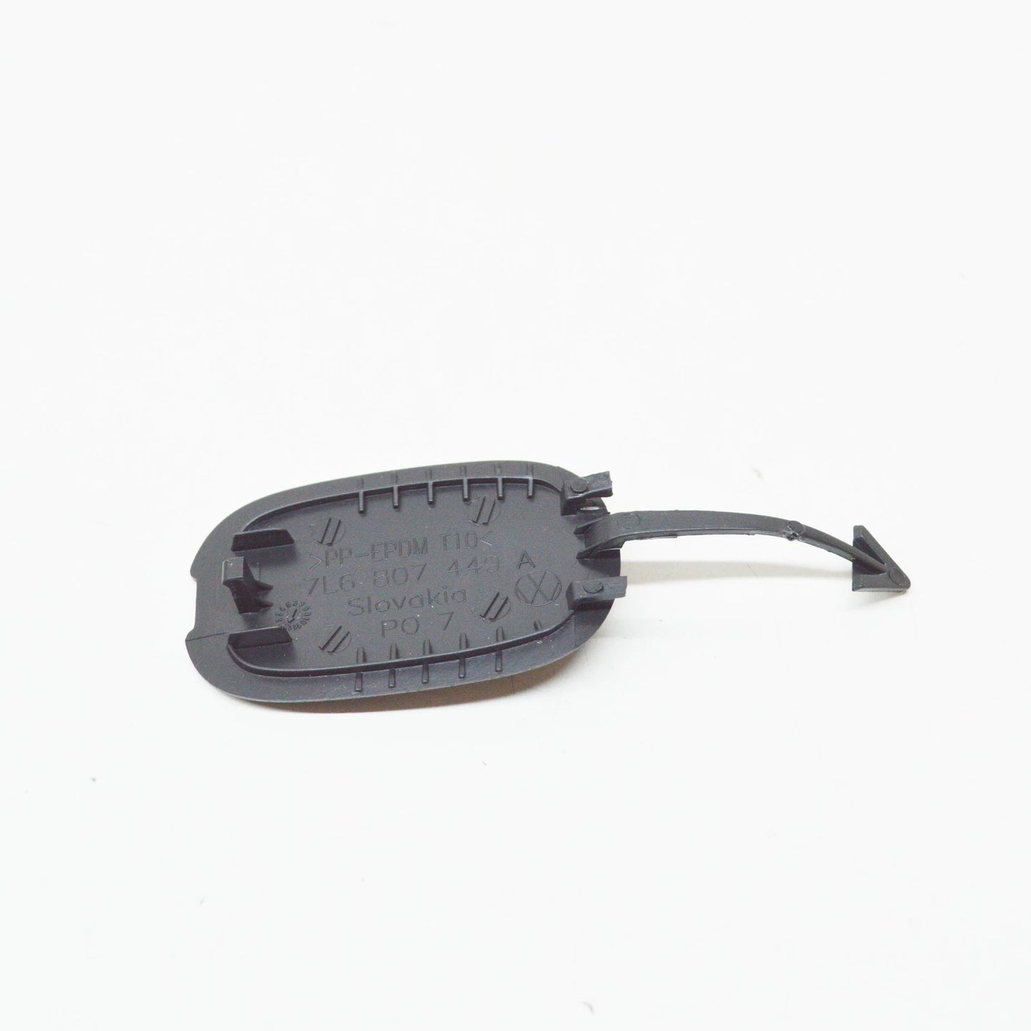 NEW VOLKSWAGEN TOUAREG 7L TOW HOOK EYE CAP LEFT 7L6807449A9B9 ORIGINAL