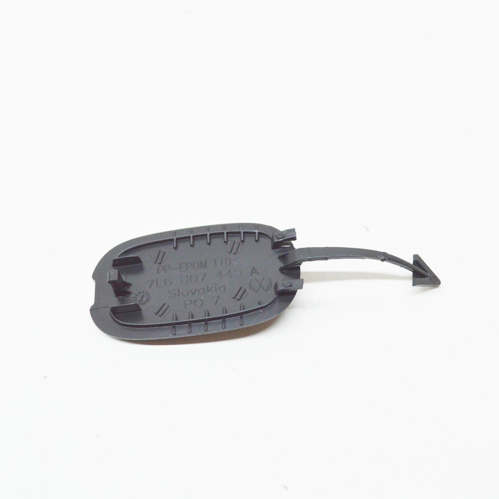 NEW VOLKSWAGEN TOUAREG 7L TOW HOOK EYE CAP LEFT 7L6807449A9B9 ORIGINAL