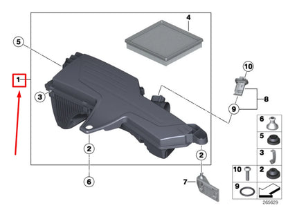 NEW BMW 3 F30, F80 M SPORTS AIR INTAKE 8602387 13718602387 ORIGINAL