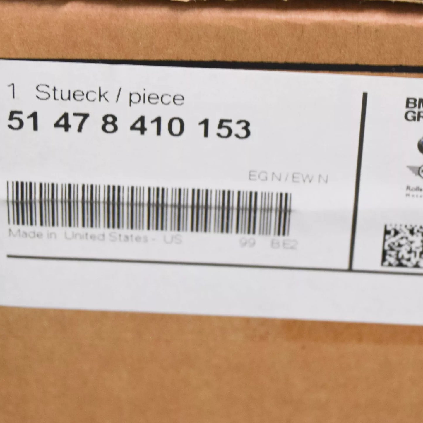 NEW BMW Z3 COUPE E36 LEFT DOOR SILL TRIM 51478410153 8410153 ORIGINAL