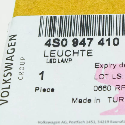 NEW AUDI R8 SPYDER 4S FRONT RIGHT DOOR LED PUDDLE LAMP 4S0947410 ORIGINAL