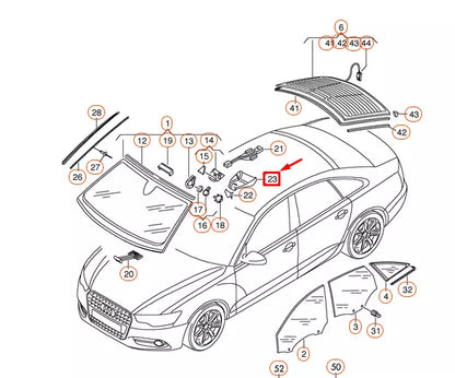 NEW AUDI A4 B8 SOUL BLACK COVER CAP 8T0907299AB4PK ORIGINAL