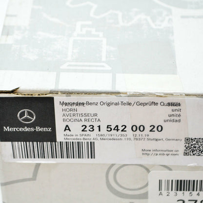 NEW MERCEDES-BENZ C W205 AMG FRONT RIGHT SIDE FANFARE HORN A2315420020 ORIGINAL