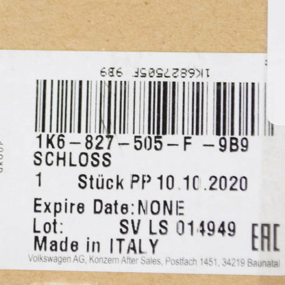 NEW VOLKSWAGEN GOLF MK5 REAR TRUNK BOOT LID LOCK 1K6827505F9B9