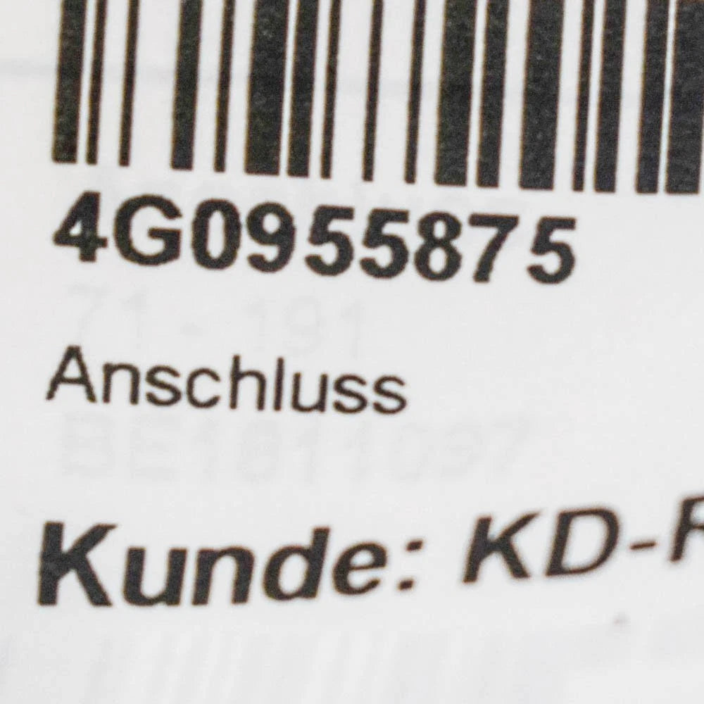 NEW AUDI A6 ALLROAD 4G HEADLIGHT WASHER SYSTEM CONNECTING PART 4G0955875