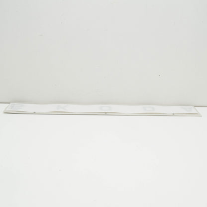 new skoda karoq nu rear tailgate lettering 565853687g041 original