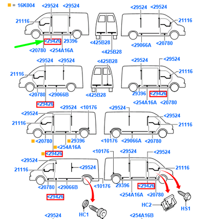new ford transit mk3 left b-pillar lower side body moulding 1547764 original