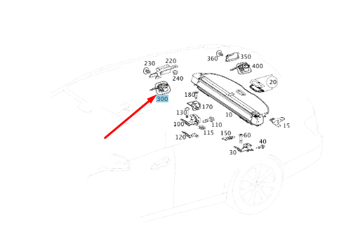 NEW MERCEDES BENZ C C205 REAR SEAT FRONT LEFT TRIM RING A20569161007H52 ORIGINAL