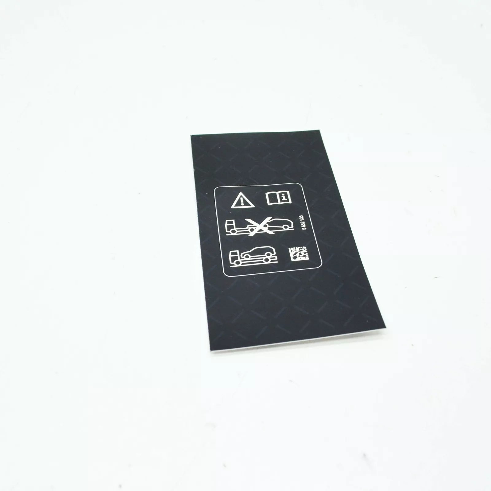 NEW BMW 1 F20 FRONT BUMPER TOWING LABEL 71228652135 8652135 ORIGINAL