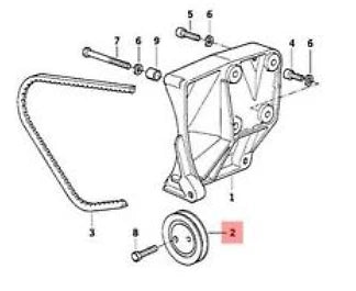 NEW BMW Z3 E36 A/C TENSIONER PULLEY 11282245087 2245087 ORIGINAL