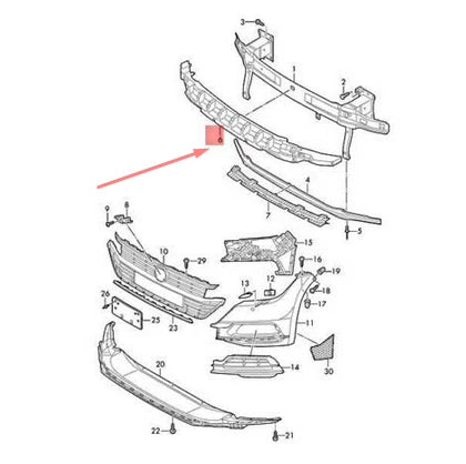 NEW VOLKSWAGEN ARTEON 3H7 FRONT BUMPER FILLER FOAM 3G8807251A