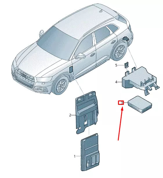 NEW AUDI Q5 80A COMFORT CENTRAL ELECTRONIC CONTROL UNIT 4N0907064DP ORIGINAL