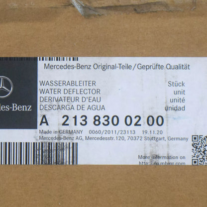 NEW MB E W213 RIGHT OUTER WATER COWL DRAINAGE COVER A2138300200 ORIGINAL