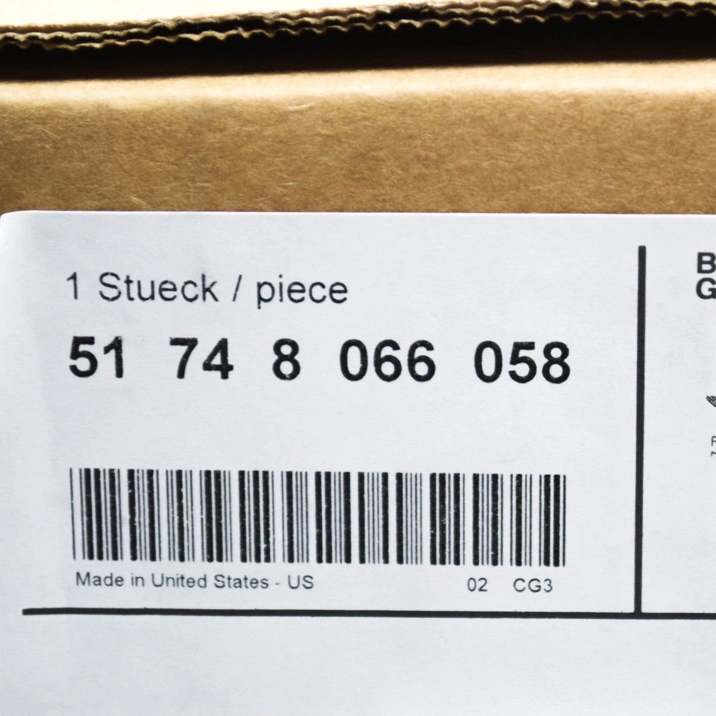 NEW BMW X3 G01 RIGHT RADIATOR AIR DUCT 51748066058 ORIGINAL