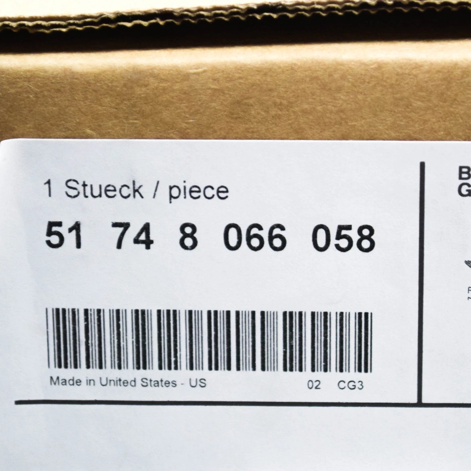 NEW BMW X3 G01 RIGHT RADIATOR AIR DUCT 51748066058 ORIGINAL