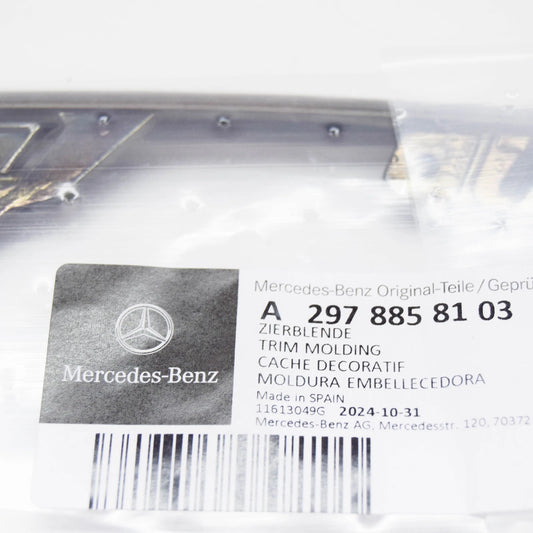 NEW MERCEDES-BENZ EQS V297 FRONT LEFT LOWER BUMPER TRIM A2978858103 ORIGINAL