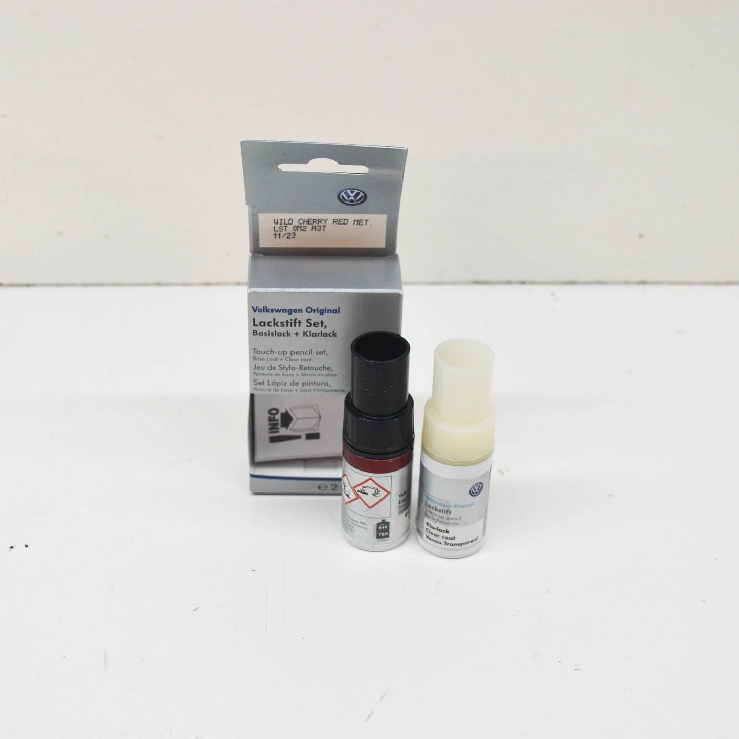 NEW AUDI VW TOUCH UP PAINT SET WILD CHERRY RED LST0M2A3T ORIGINAL