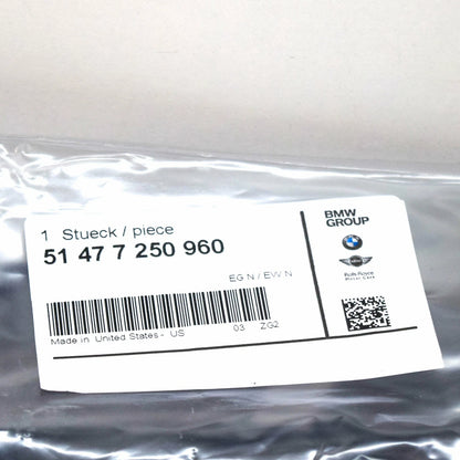 NEW BMW X3 F25 TRUNK STAINLESS STEEL RIGHT INSERT 51477250960 ORIGINAL