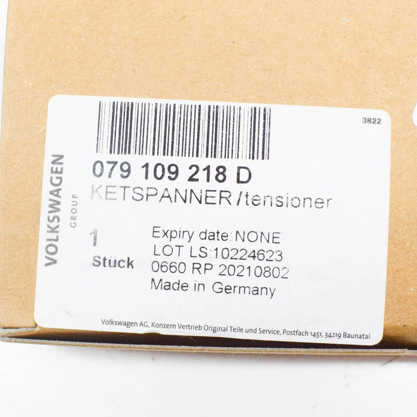 NEW AUDI A4 B7 TIMING CHAIN TENSIONER 079109218D