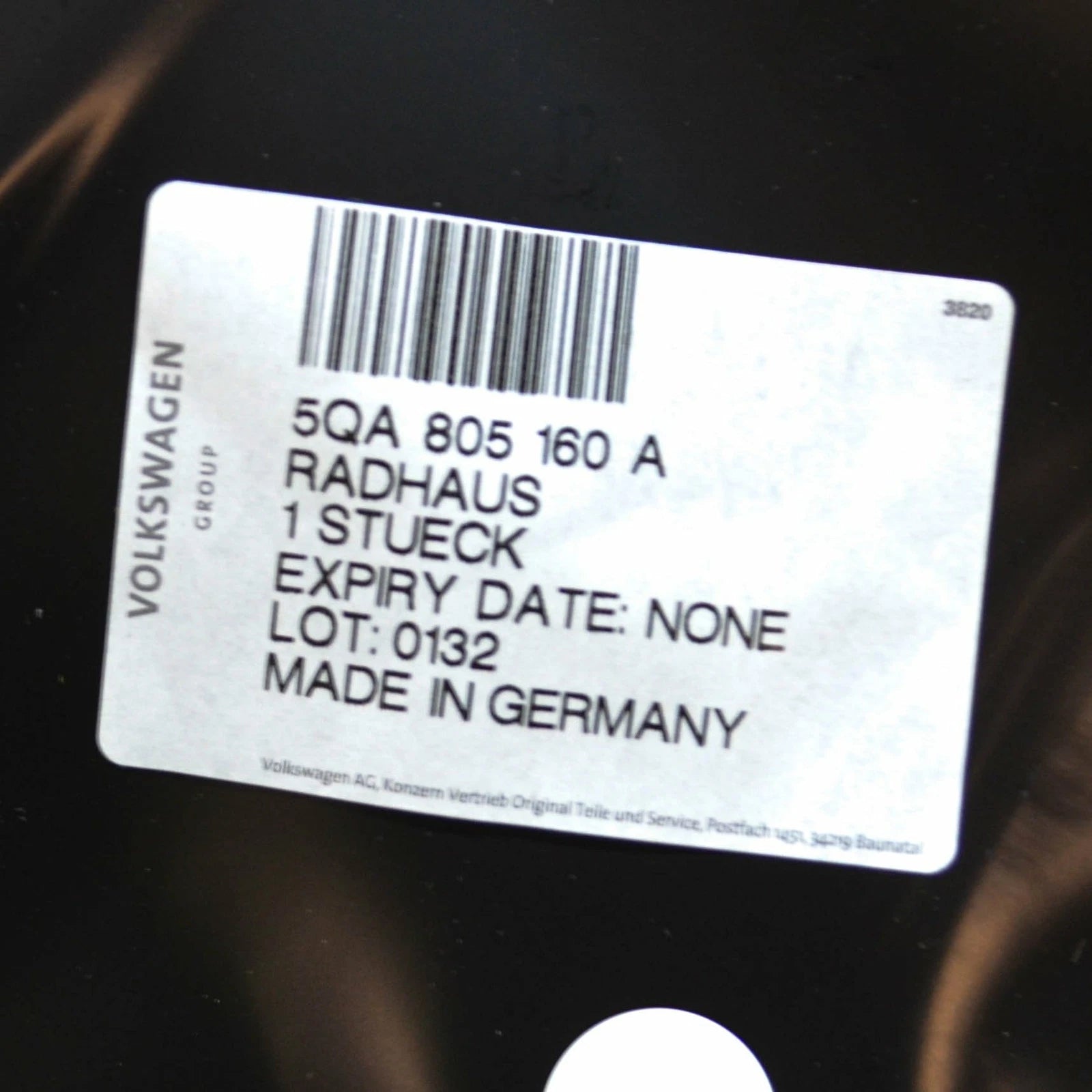 NEW VOLKSWAGEN TIGUAN AD FRONT RIGHT WHEELHOUSING FRONT PART 5QA805160A