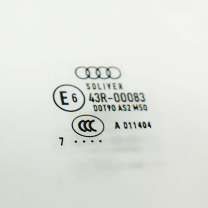 NEW AUDI A8 D4 FRONT LEFT DOOR WINDOW GLASS 4H0845201A ORIGINAL
