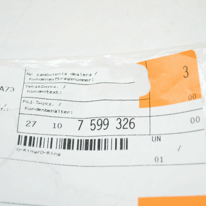 NEW BMW 1 F20 TRANSFER CASE OUTPUT FLANGE O-RING 27107599326 7599326 ORIGINAL