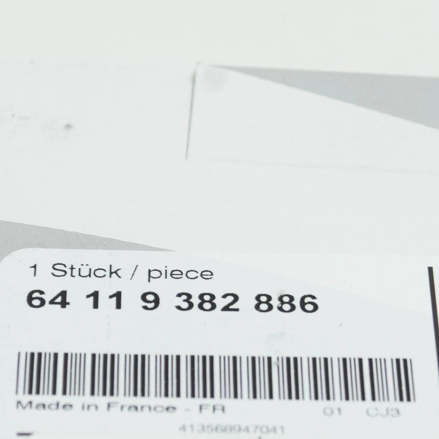 NEW BMW X3 G01 INTERIOR ACTIVATED CARBON FILTER 64119382886 ORIGINAL