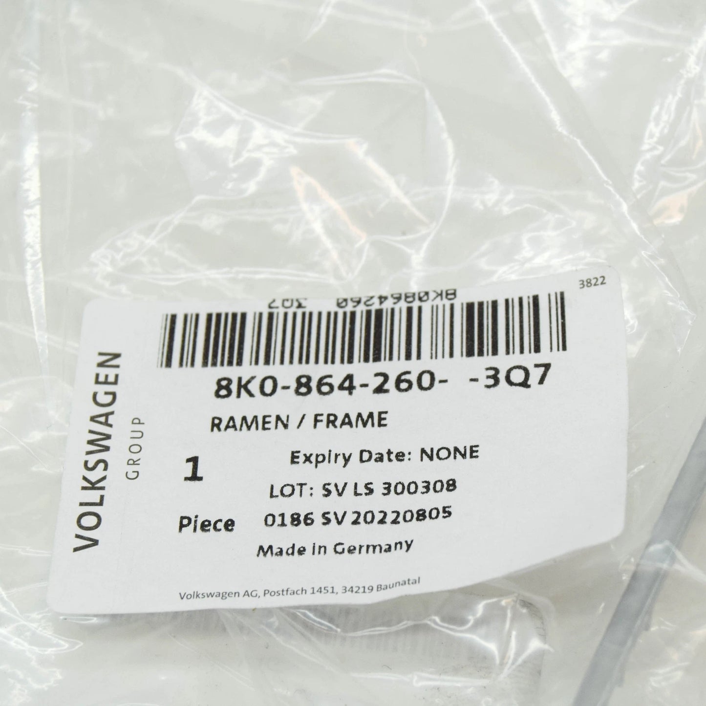 NEW AUDI A4 B8 GEAR SHIFT SURROUND TRIM 8K08642603Q7 2012 ORIGINAL