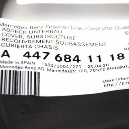 NEW MB VITO TOURER W447 FRONT RIGHT FLOOR SUBSTRUCTURE COVER A4476841118
