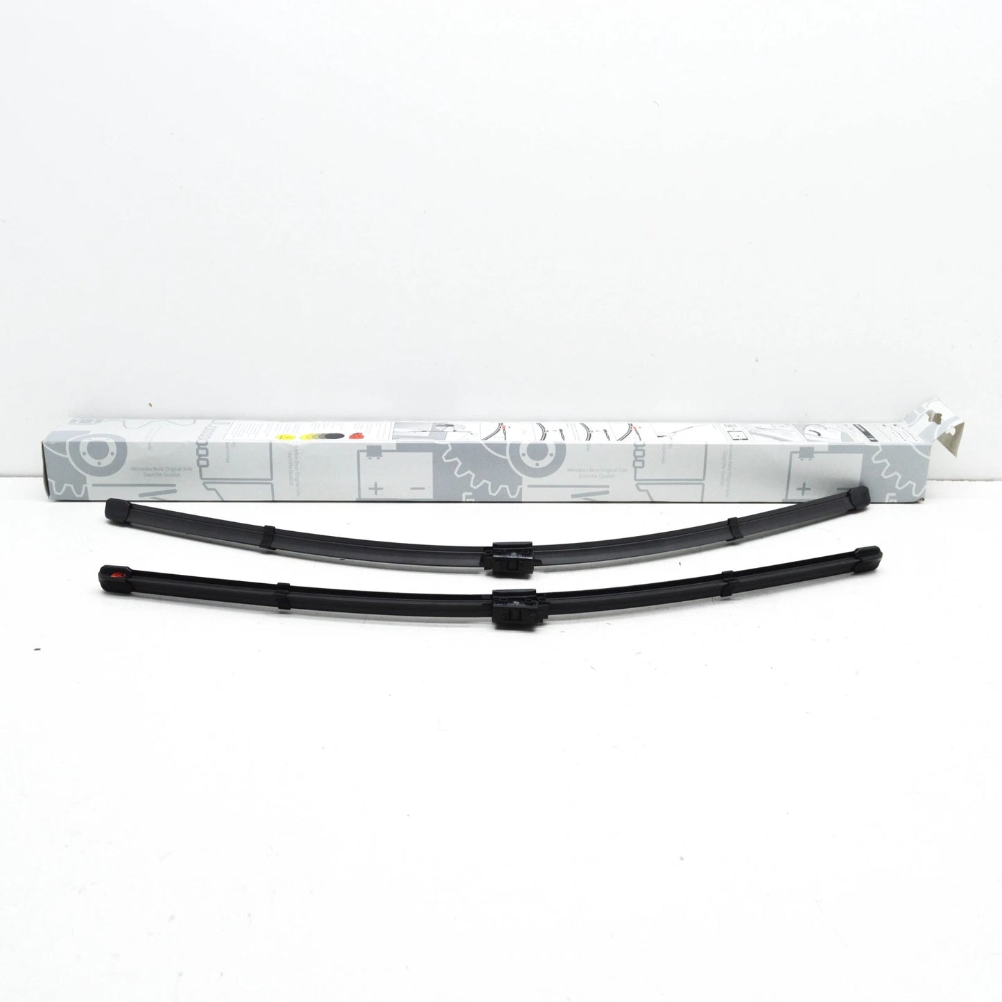 NEW MB S W223 FRONT WINDSHIELD WIPER BLADES SET LHD A2238240000 ORIGINAL