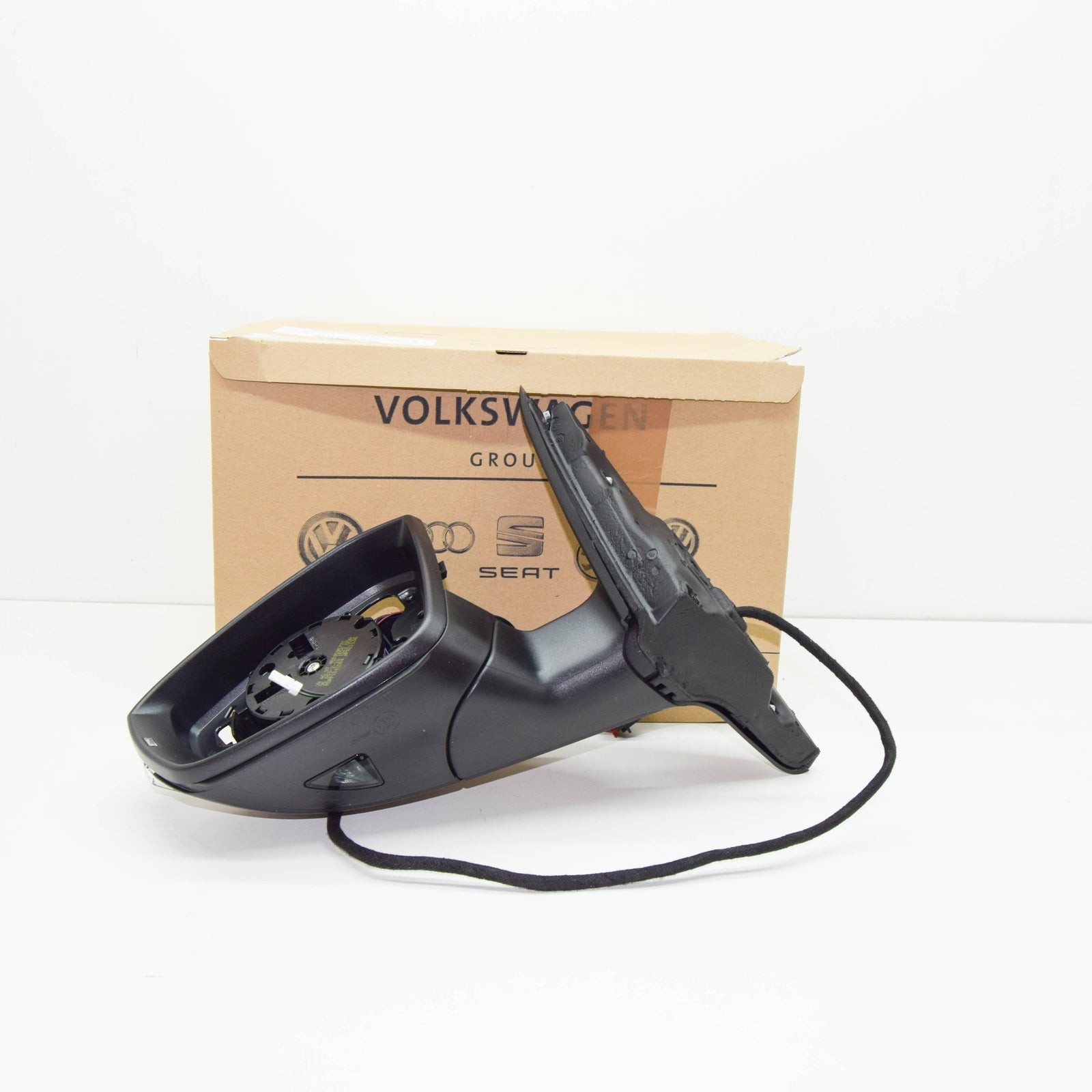 new skoda octavia 5e mk3 front left side wing mirror lhd 5e1857507ae original