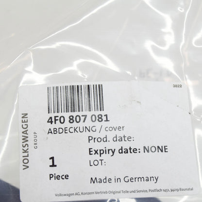 NEW AUDI A6 C6 FRONT RADIATOR SUPPORT COVER 4F0807081 2008 ORIGINAL