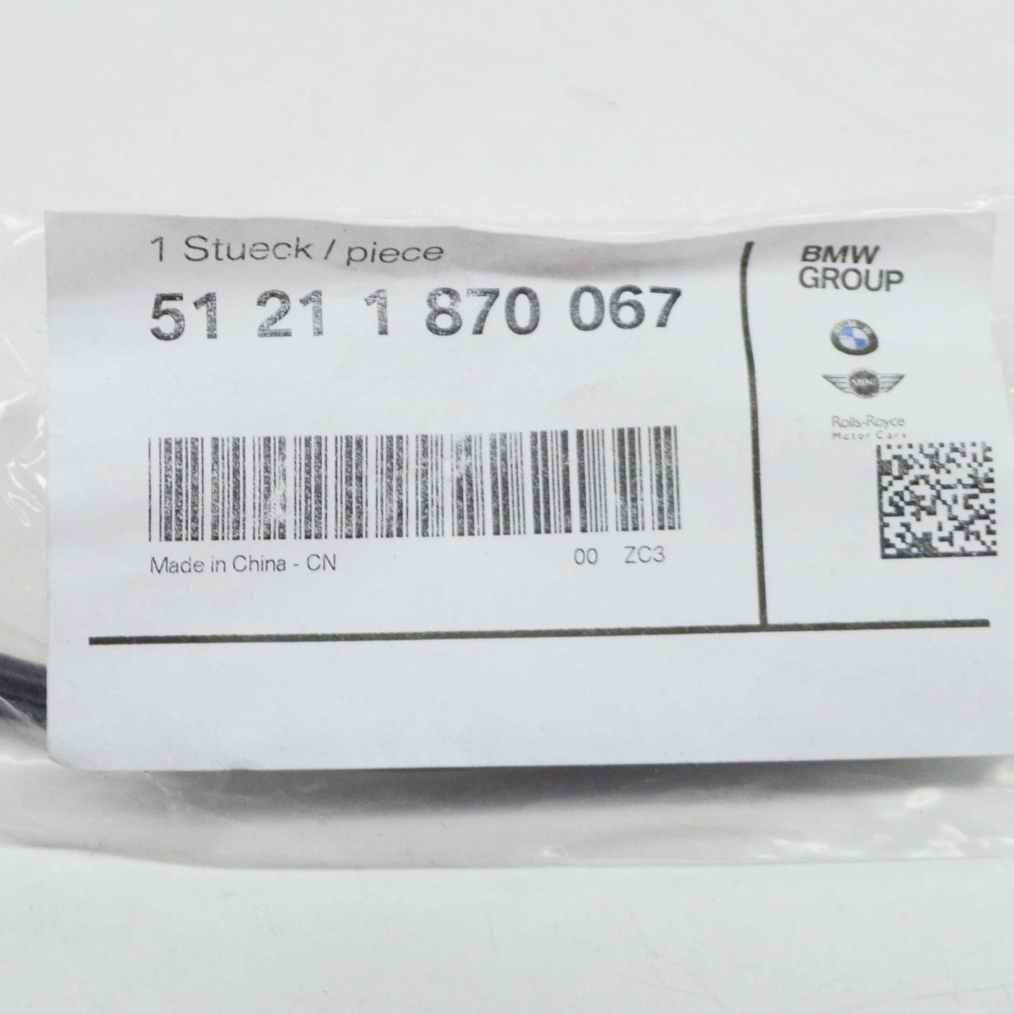 NEW BMW 6 E24 REAR SIDE WINDOW RUBBER SEAL 51211870067 1870067 ORIGINAL