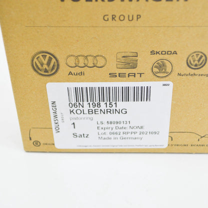 NEW VOLKSWAGEN ARTEON 3H7 PISTON RINGS SET 06N198151 ORIGINAL