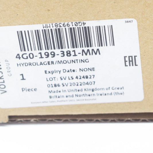 NEW AUDI A6 C7 RIGHT SIDE ENGINE MOUNT 4G0199381MM ORIGINAL