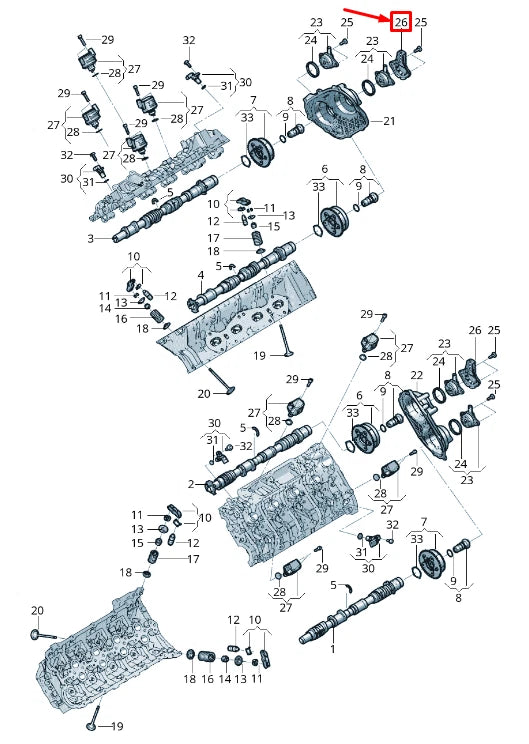 NEW AUDI RSQ8 ENGINE MAGNET HEAT SHIELD 06M103555C