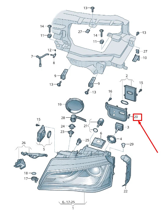 NEW AUDI A8 4H FRONT RIGHT HEADLIGHT BULB PROTECTIVE CAP 4H0941158A