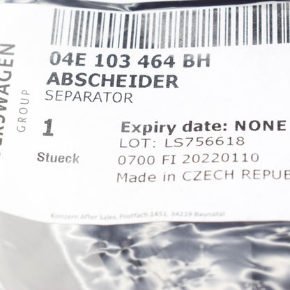 NEW AUDI A1 SPORTBACK GB OIL SEPARATOR 04E103464BH ORIGINAL