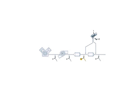 NEW VOLKSWAGEN CADDY SB LAMBDA OXYGEN EXHAUST SENSOR 04L906088EK ORIGINAL