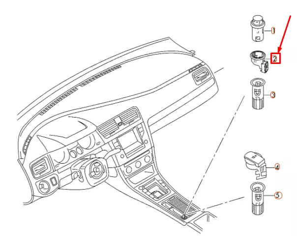 NEW VW GOLF MK7 CIGARETTE LIGHTER SOCKET CLAMPING SLEEVE 5Q0919341